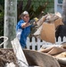 Post-Hurricane Cleanup Efforts at Clearwater Beach, Largo, FL