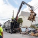 Post-Hurricane Cleanup Efforts at Clearwater Beach, Largo, FL