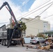 Post-Hurricane Cleanup Efforts at Clearwater Beach, Largo, FL