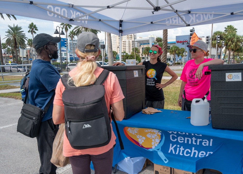 Volunteer Groups Unite to Bring Food and Water in Support of Hurricane Helene Survivors in Largo, FL