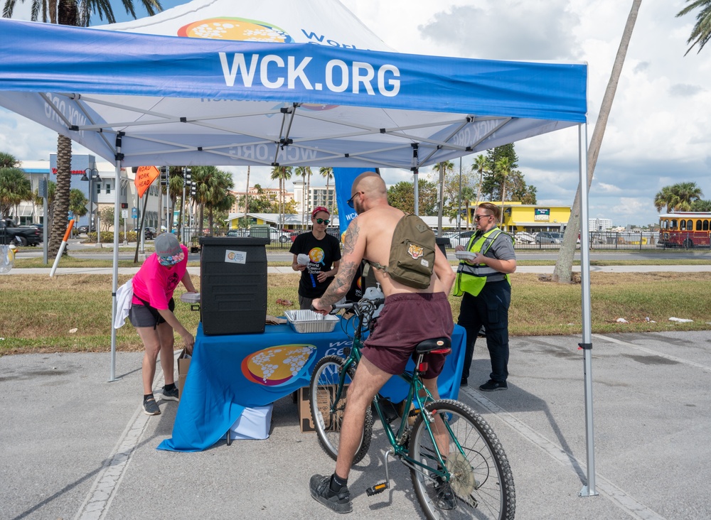 Volunteer Groups Unite to Bring Food and Water in Support of Hurricane Helene Survivors in Largo, FL