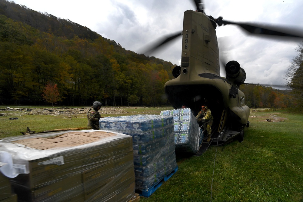 Ohio Army National Guard aircrews assist with Hurricane Helene response ops