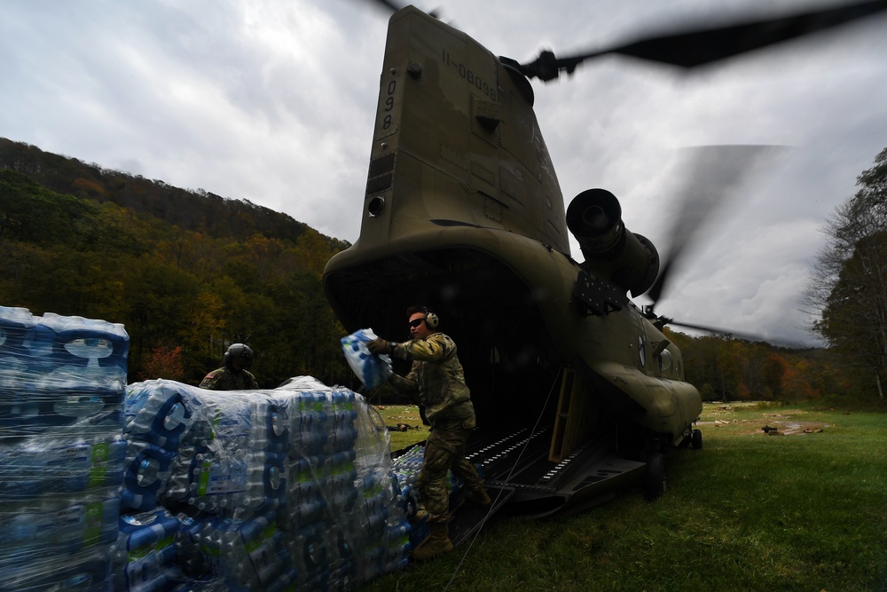 Ohio Army National Guard aircrews assist with Hurricane Helene response ops