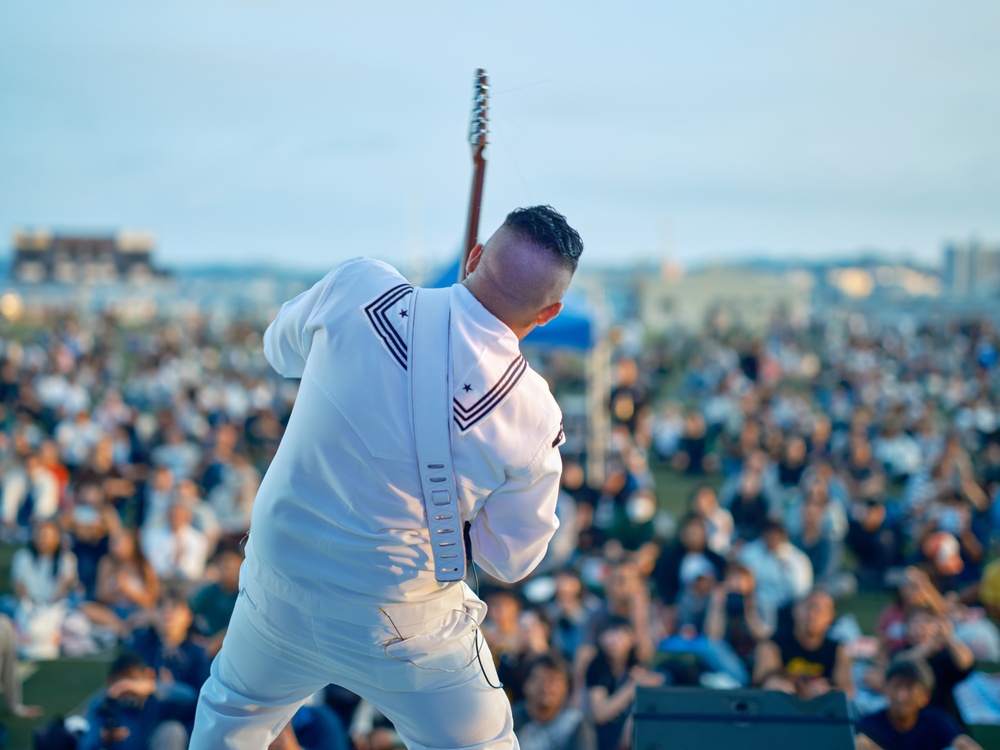 7th Fleet Band Performs at Yokosuka Friendship Day 2024