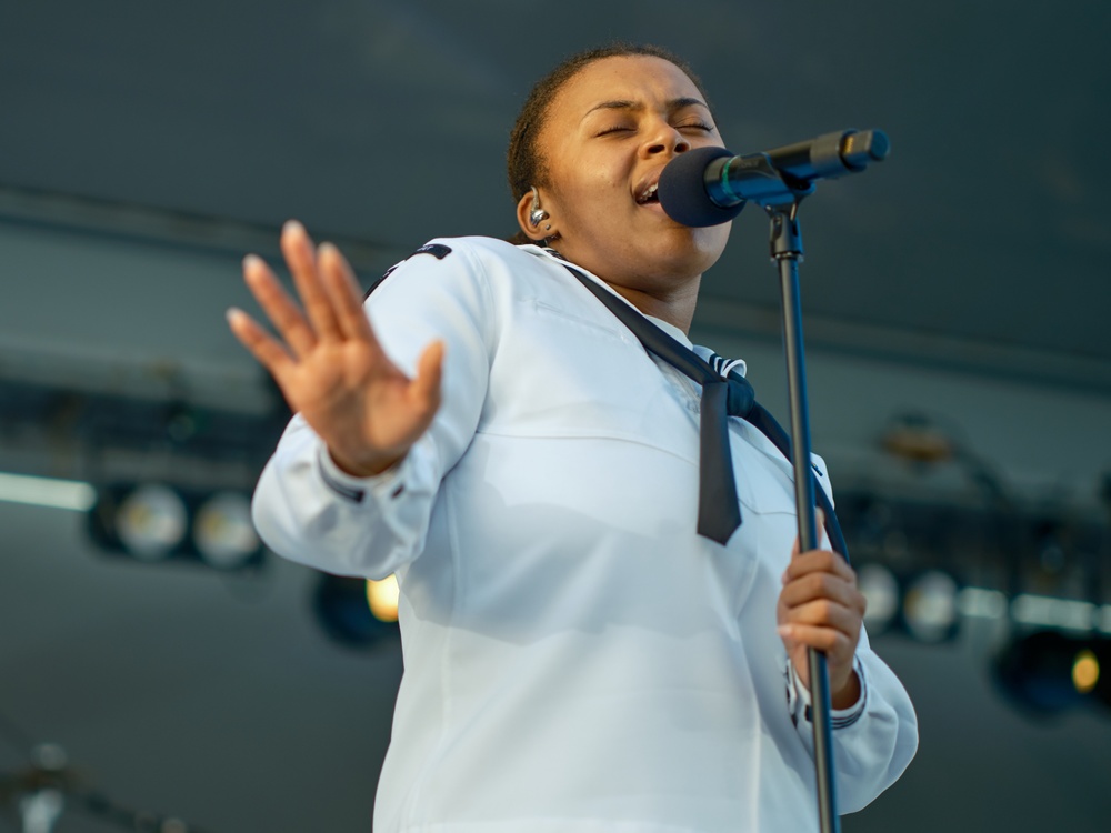 7th Fleet Band Performs at Yokosuka Friendship Day 2024