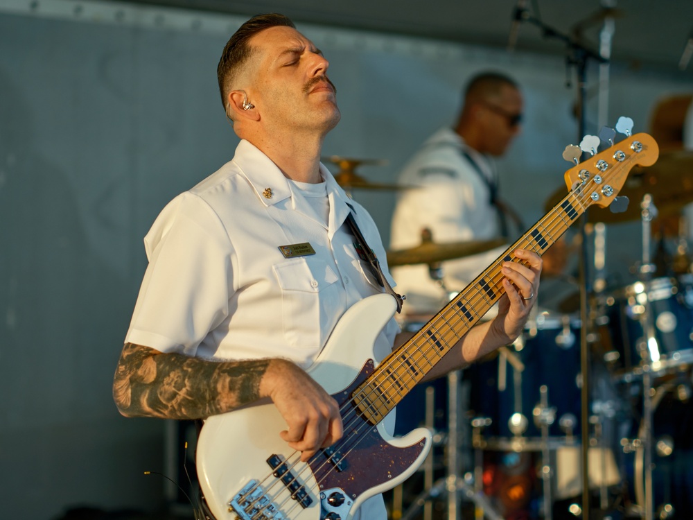 7th Fleet Band Performs at Yokosuka Friendship Day 2024