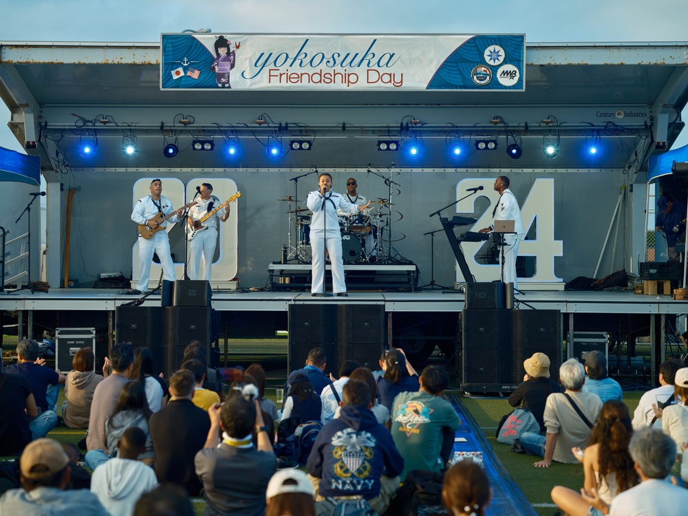 7th Fleet Band Performs at Yokosuka Friendship Day 2024