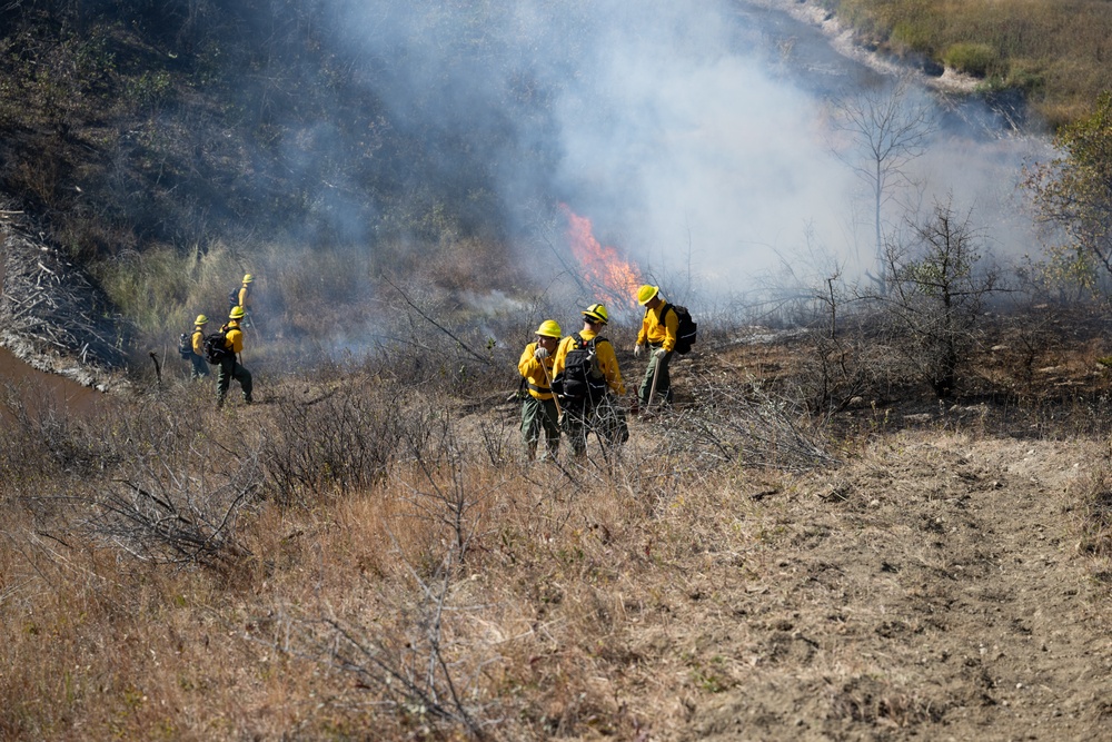 North Dakota National Guard fire response.