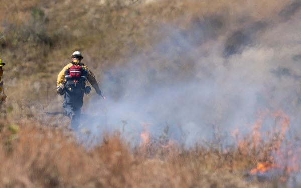 North Dakota National Guard fire response.
