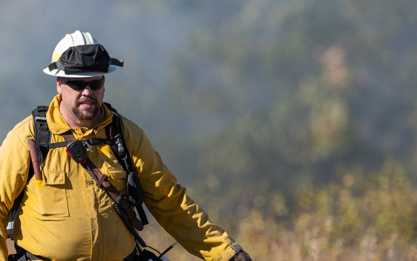 North Dakota National Guard fire response.