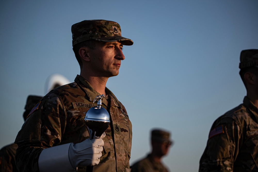 63rd Army Band Soldiers Rehearse for Military Review