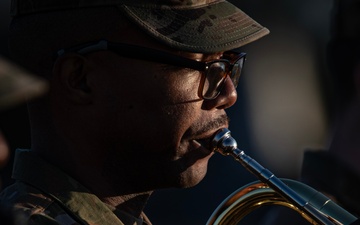 63rd Army Band Soldiers Rehearse for Military Review