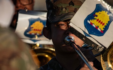 63rd Army Band Soldiers Rehearse for Military Review