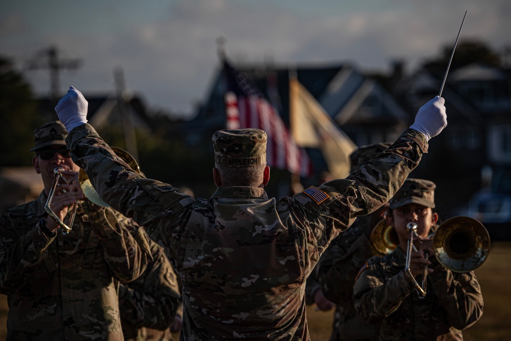 63rd Army Band Soldiers Rehearse for Military Review