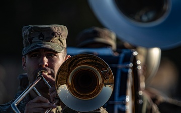 63rd Army Band Soldiers Rehearse for Military Review