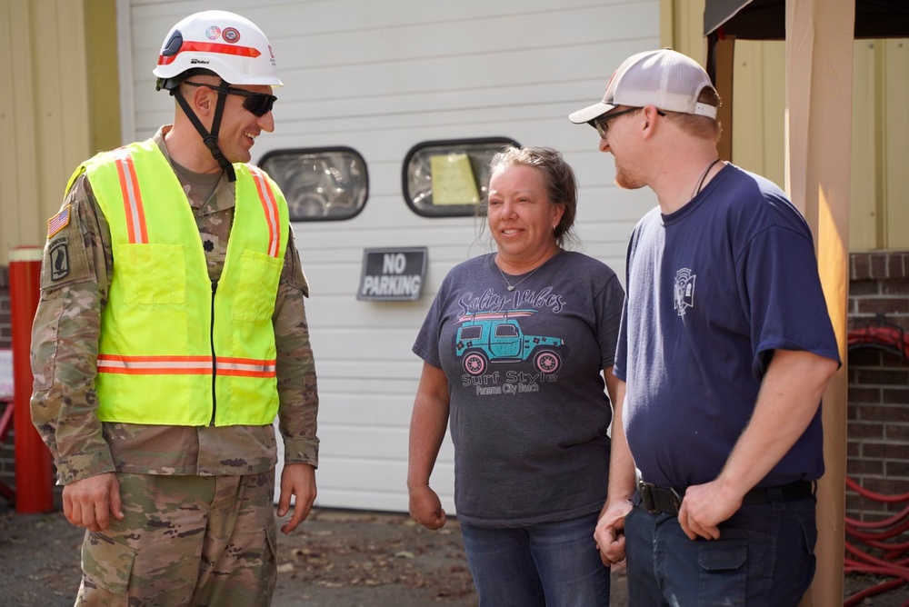 USACE, in coordination with the State of NC and FEMA, is executing temporary power assessments, bringing critical facilities back online.