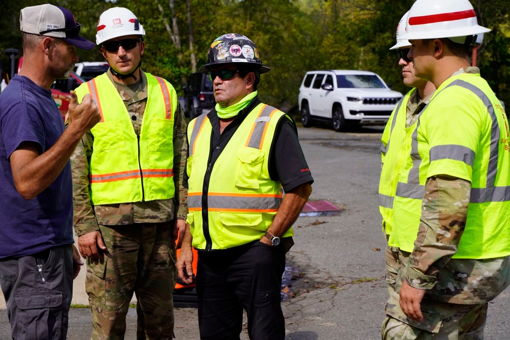 USACE, in coordination with the State of NC and FEMA, is executing temporary power assessments, bringing critical facilities back online.