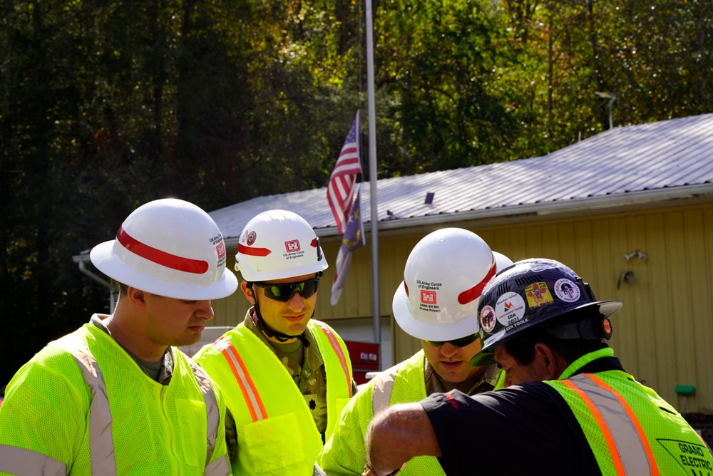 USACE, in coordination with the State of NC and FEMA, is executing temporary power assessments, bringing critical facilities back online.