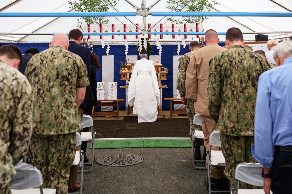 CFAY Attends Ship Handling and Combat Training Facilities Ground-Breaking Ceremony