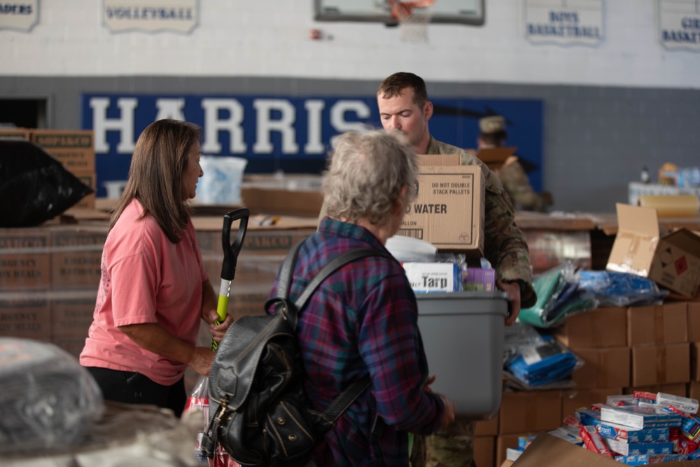 U.S. Soldiers assist civil authorities during Hurricane Helene