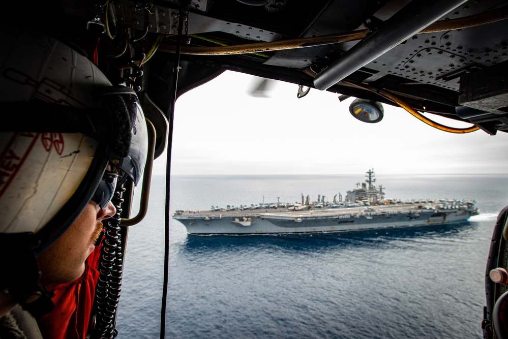 Nimitz Steams Through the Pacific
