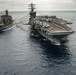 Nimitz Conducts a Refueling at Sea