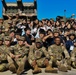 Youngjung Middle School Visits Camp Casey Military Base