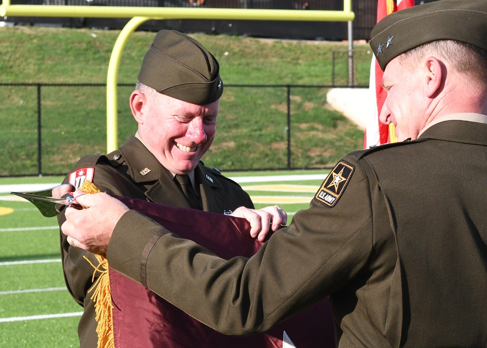 Son of Georgia promoted to brigadier general on field where he marched as Jr. ROTC cadet