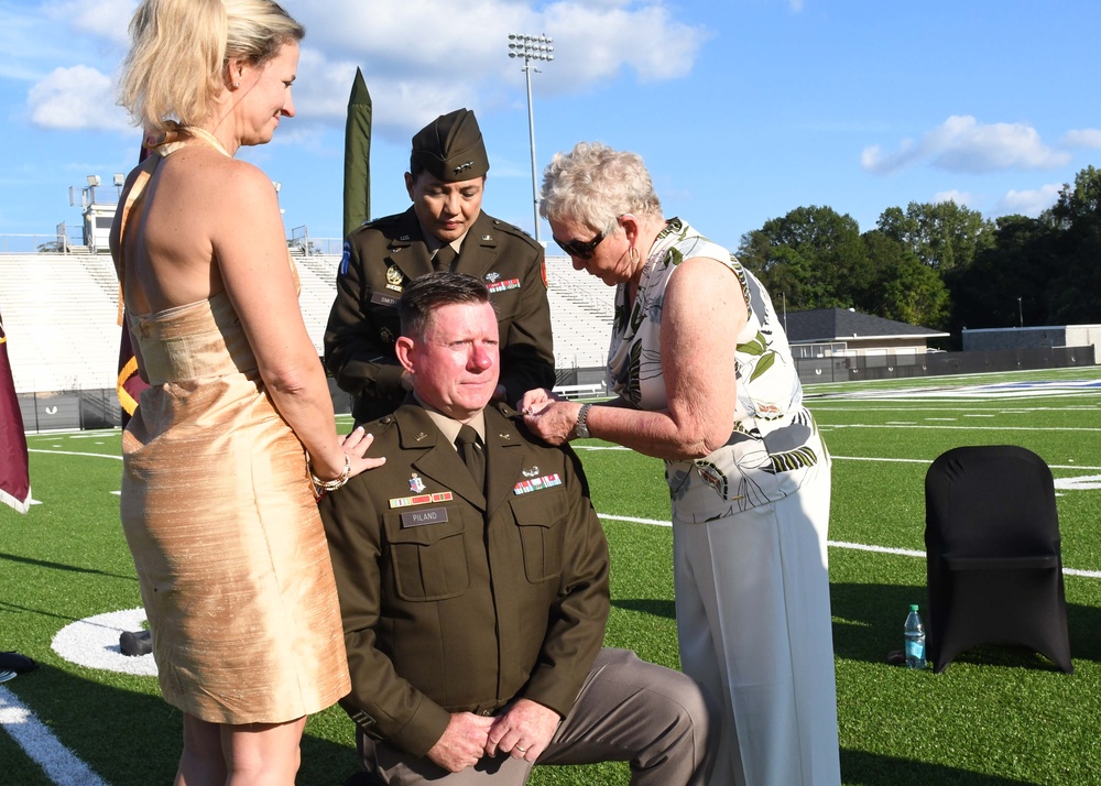 Son of Georgia promoted to brigadier general on field where he marched as Jr. ROTC cadet