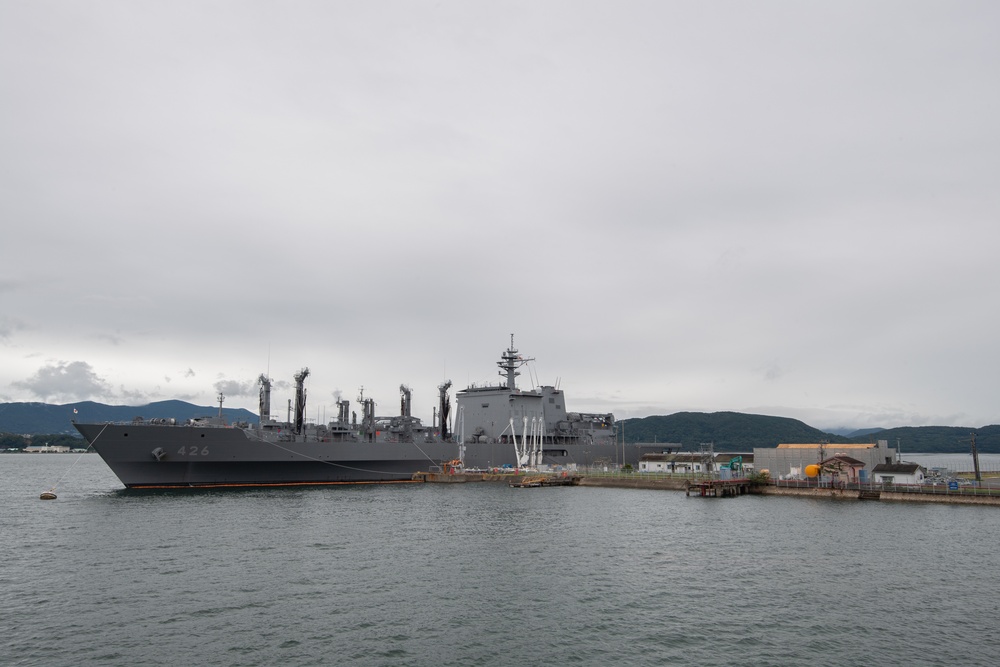 JS OUMI Refuels at Iorizaki Fuel Facility