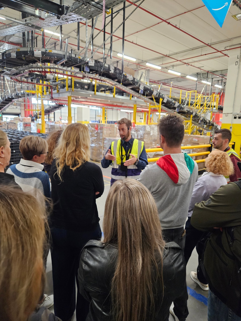 LRC Italy conducts leadership development program site visit to Amazon in Rovigo, Italy