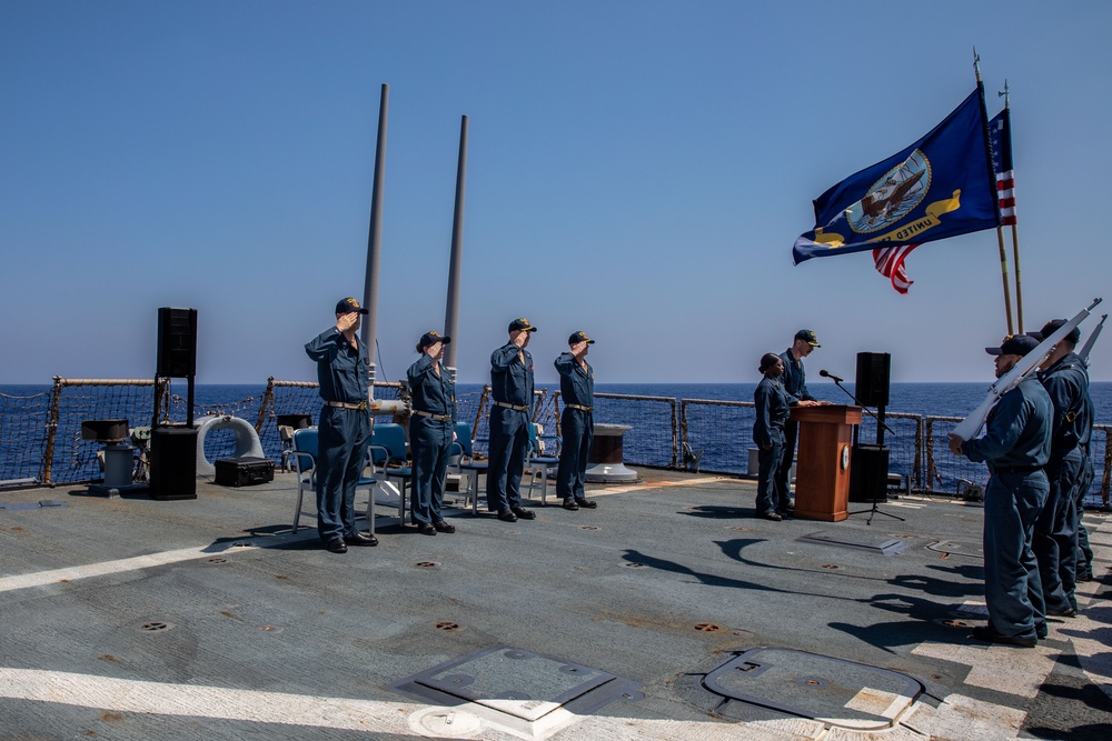 USS Cole Change of Command