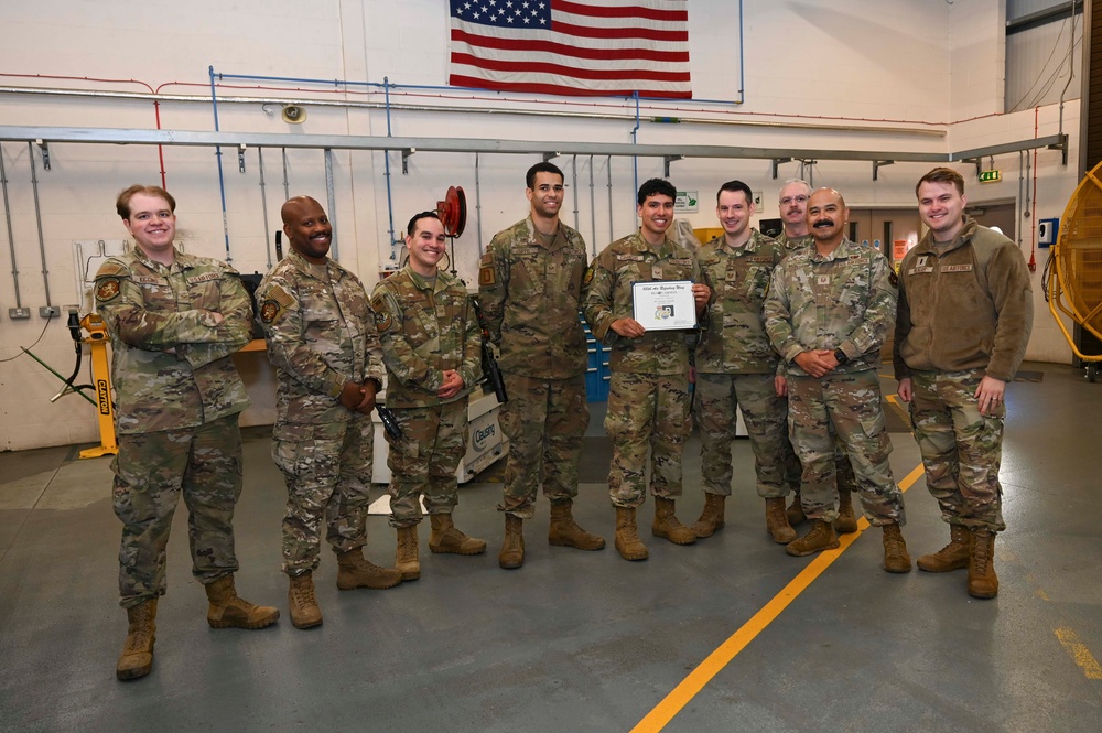 ReaDy Airman of the Week: 100th MXS Airman recognized