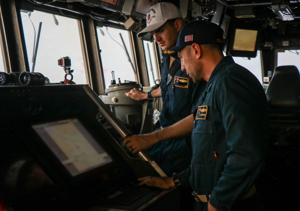 Michael Murphy conducts routine operations