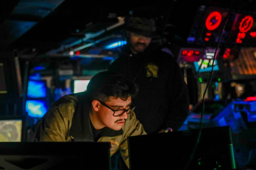 Michael Murphy conducts routine operations