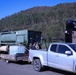 Tennessee Army National Guard Soldiers from Memphis distribute water to East TN