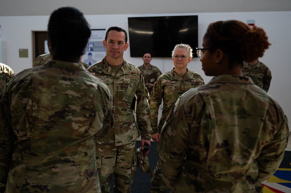 Third Air Force command team visits 39th Air Base Wing, engages with Airmen