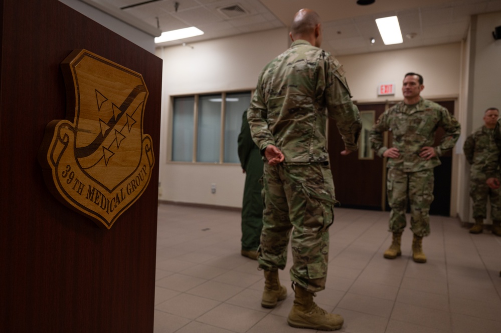 Third Air Force command team visits 39th Air Base Wing, engages with Airmen