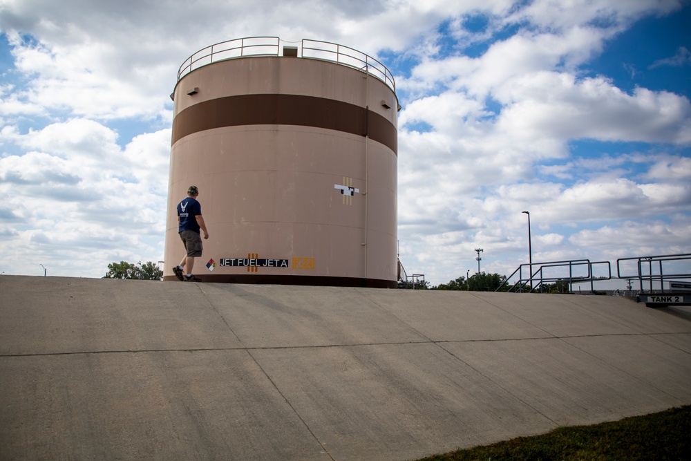 Omaha District's POL-MCX hosts overview, Offutt AFB tour