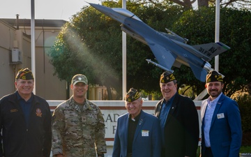 Alfred Lipphardt, Veterans of Foreign Wars commander-in-chief, visits Aviano Air Base