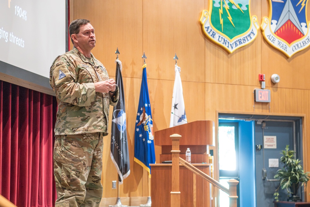 Gen Saltzman visits Maxwell AFB