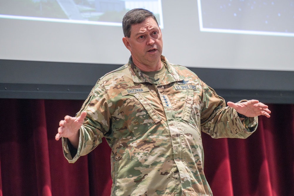Gen Saltzman visits Maxwell AFB