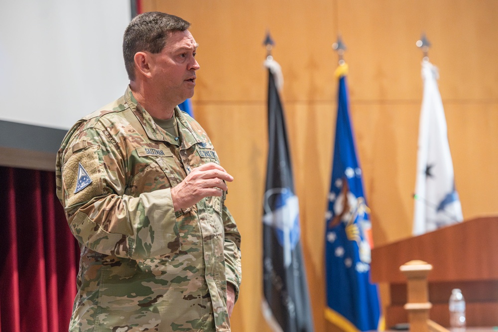Gen Saltzman visits Maxwell AFB