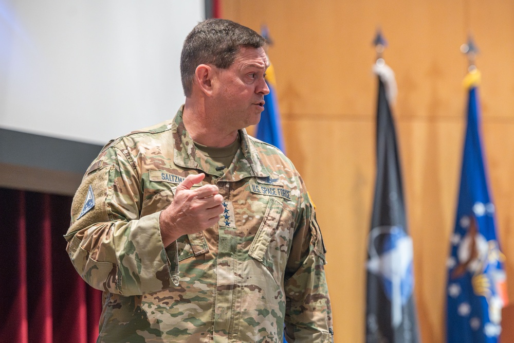Gen Saltzman visits Maxwell AFB