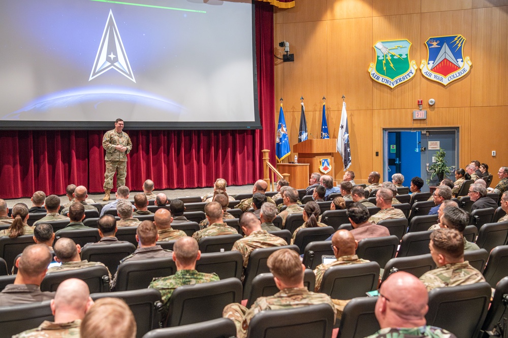 Gen Saltzman visits Maxwell AFB