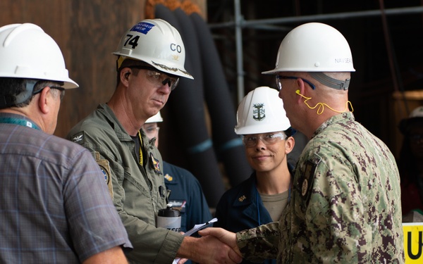 Director, Naval Nuclear Propulsion Program visits USS John C. Stennis