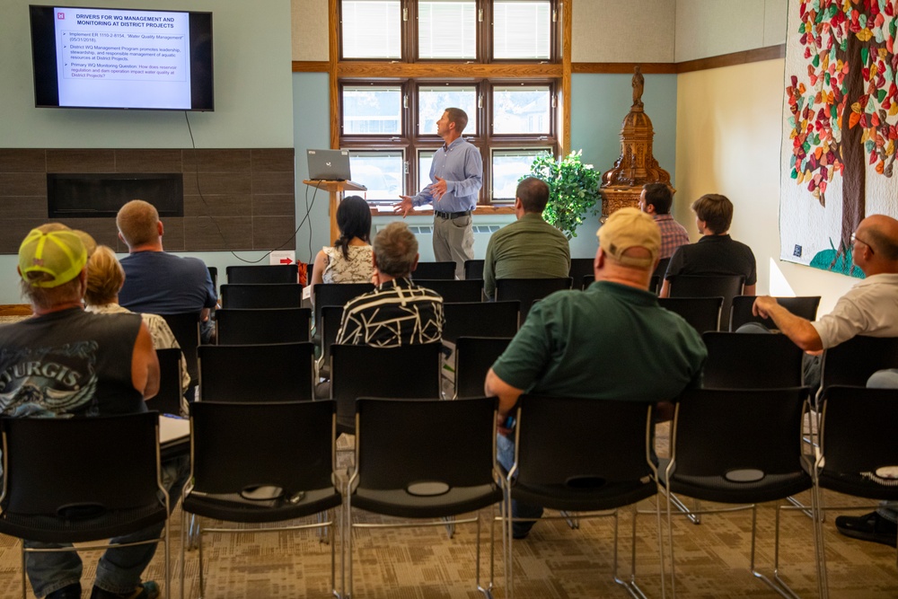 Omaha District holds sustainable rivers program public meeting in Jamestown