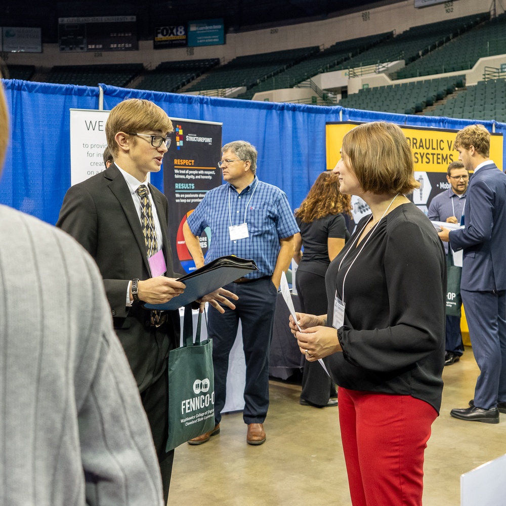 The Buffalo District attends Cleveland State University's Engineering &amp; Computer Science Connections Fair