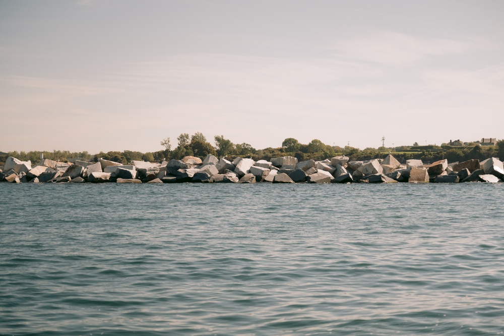 Oswego Breakwater Construction Nears Completion