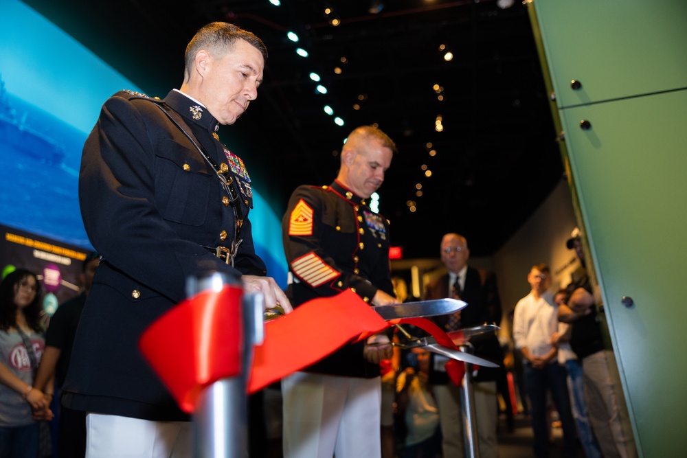 National Museum of the Marine New Exhibit Ribbon Cutting